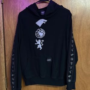 Black Game of Thrones hoodie